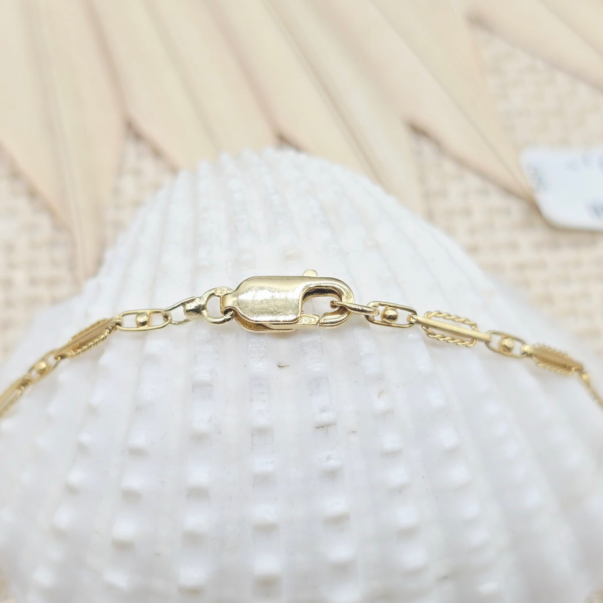 Gold Kette 585 14kt 51cm Fancy Muster