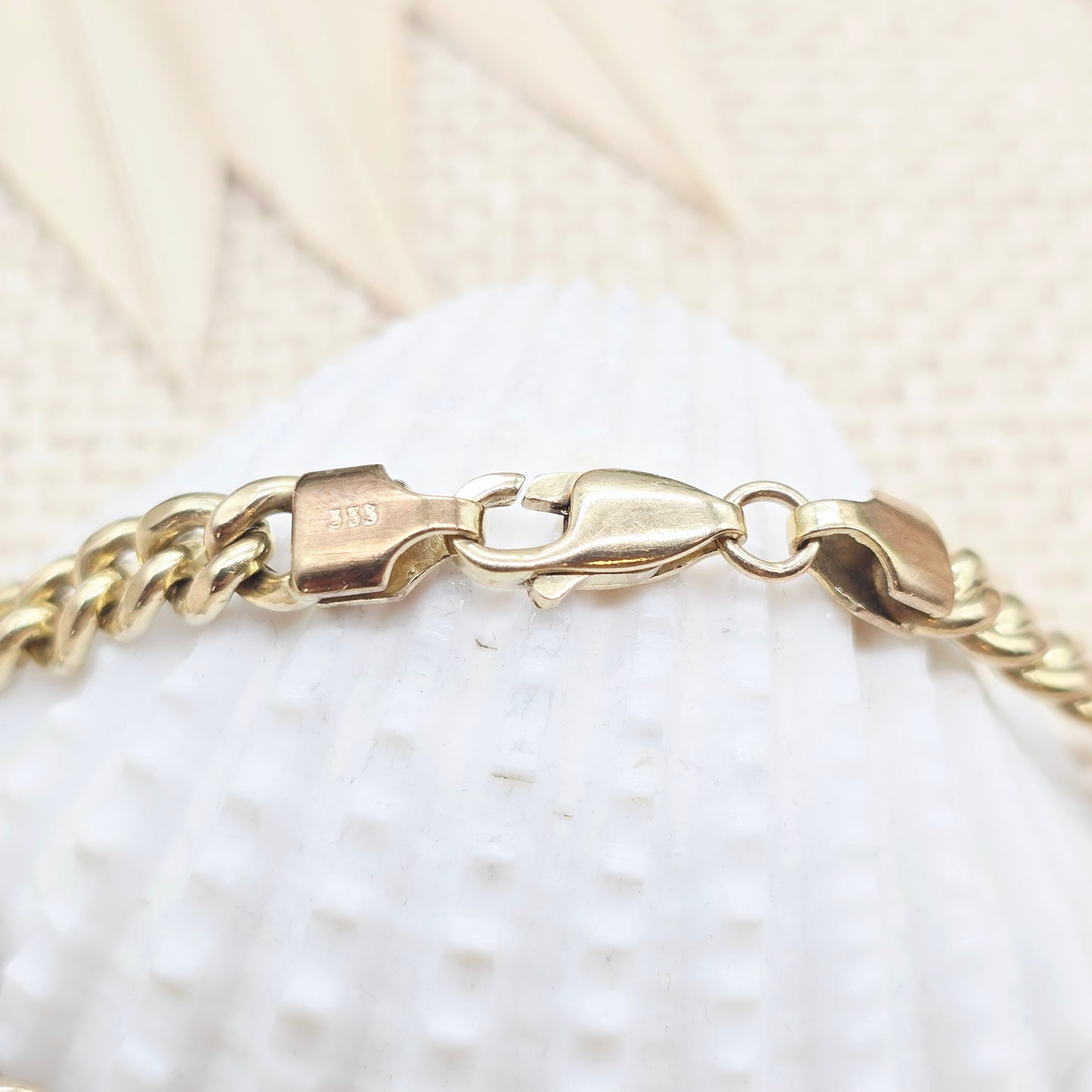 Armband Gold mit Safir, Rubin und Samargd Länge: 19cm