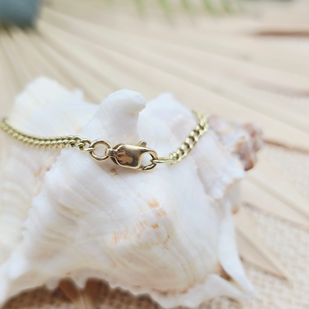 Armband Gold 585 14kt Panzer 19cm