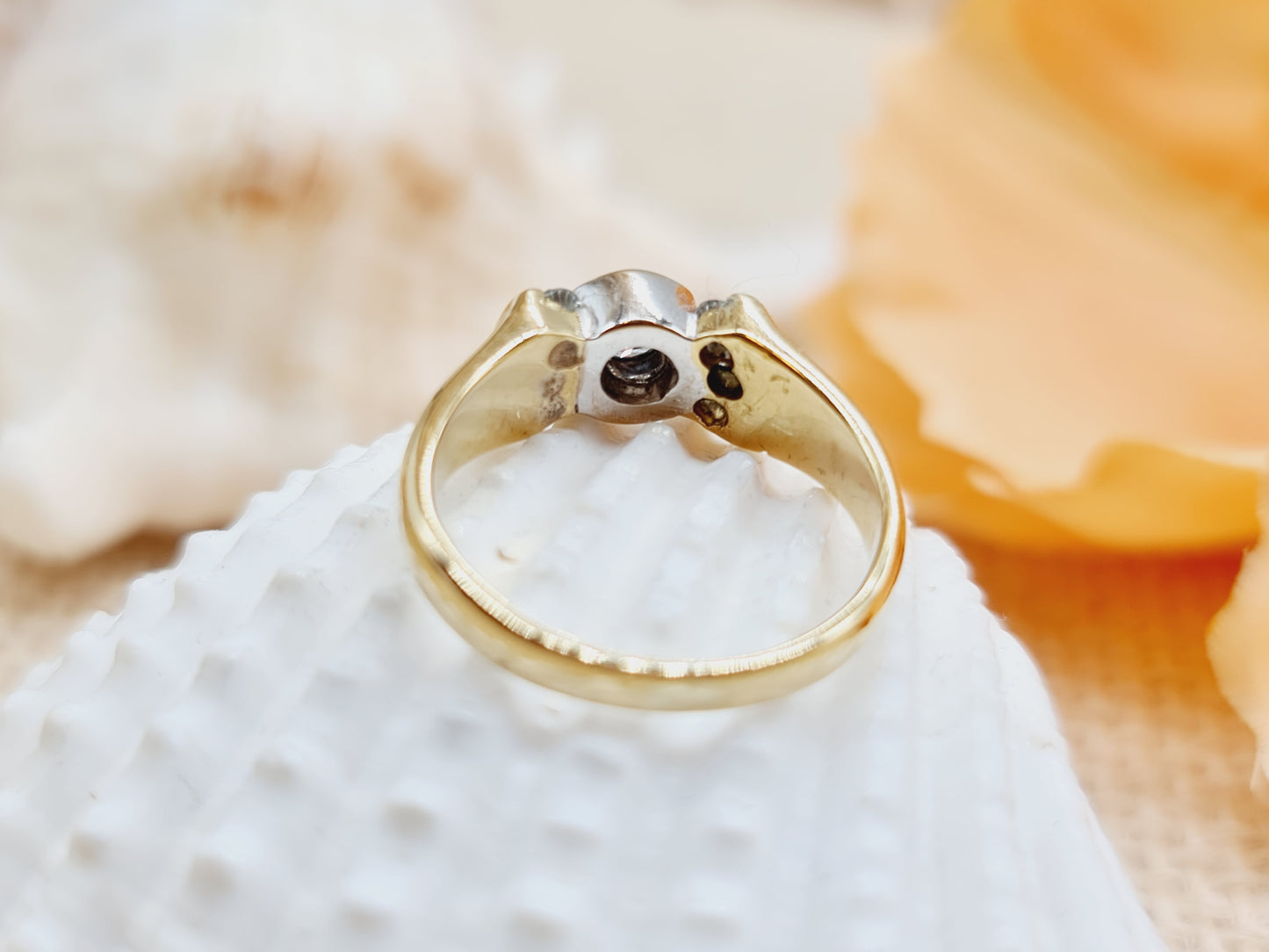 Ring Brillanten 585 14 KT Gr. 49