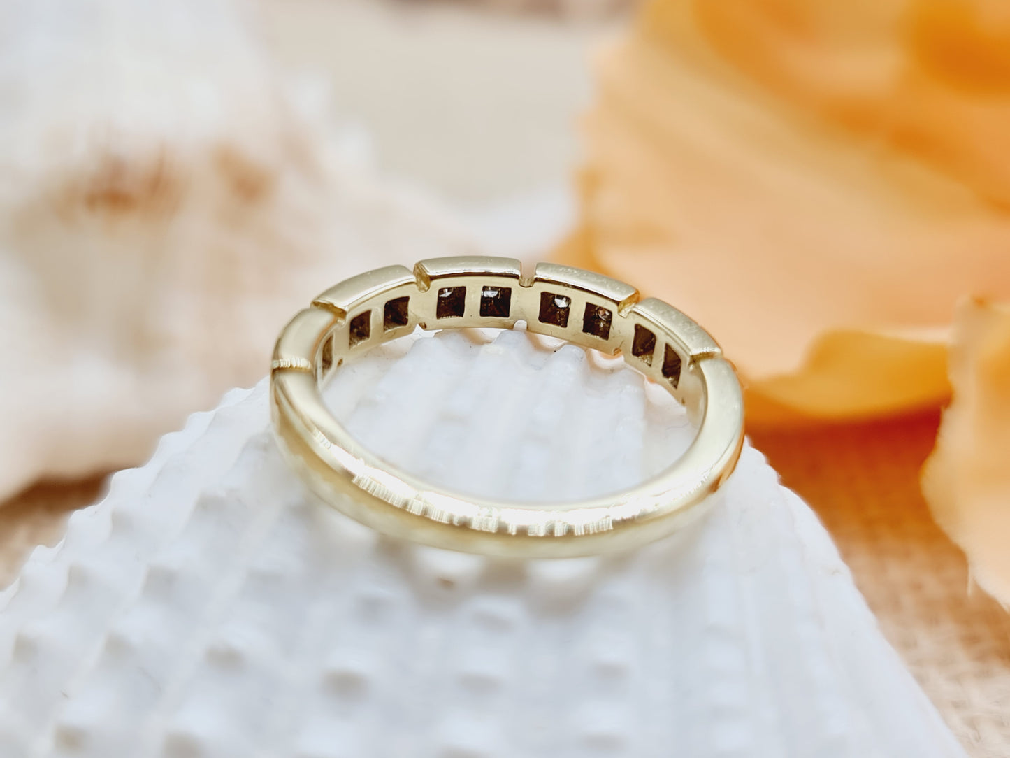 Ring Brillanten 585 14 KT Gr. 54