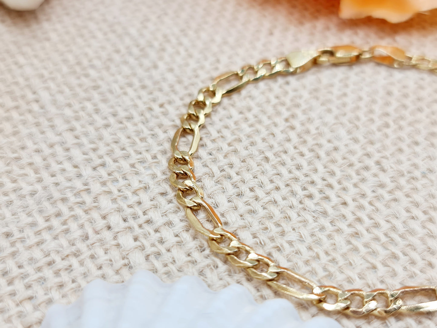 Armband Figaro 4,2mm 18,5cm 585 14 KT Gold
