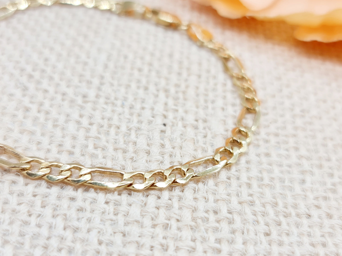 Armband Figaro 4,2mm 18,5cm 585 14 KT Gold