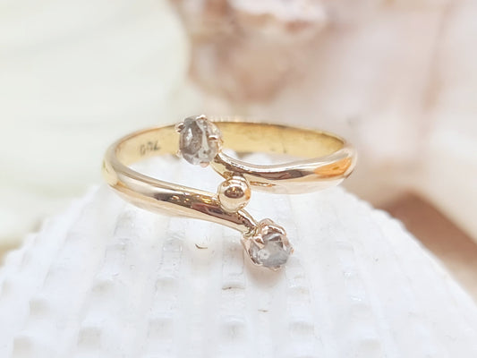 Ring Diamanten 750 18 KT Gold Gr. 54