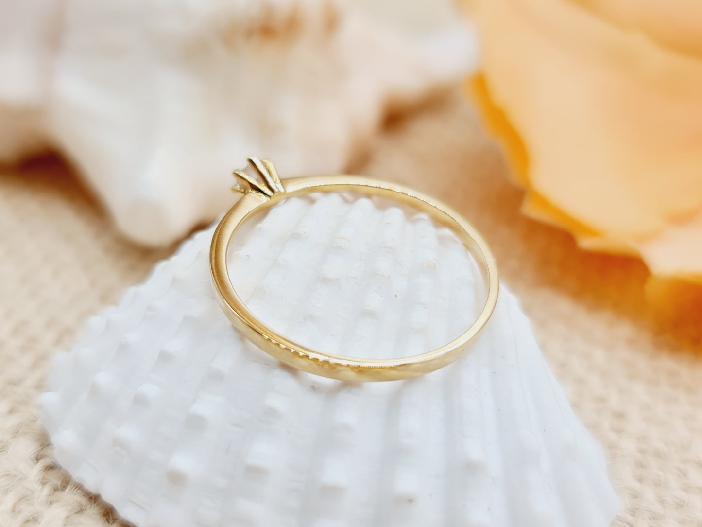 Verlobungsring Brillant 585 14 KT Gold Gr. 58