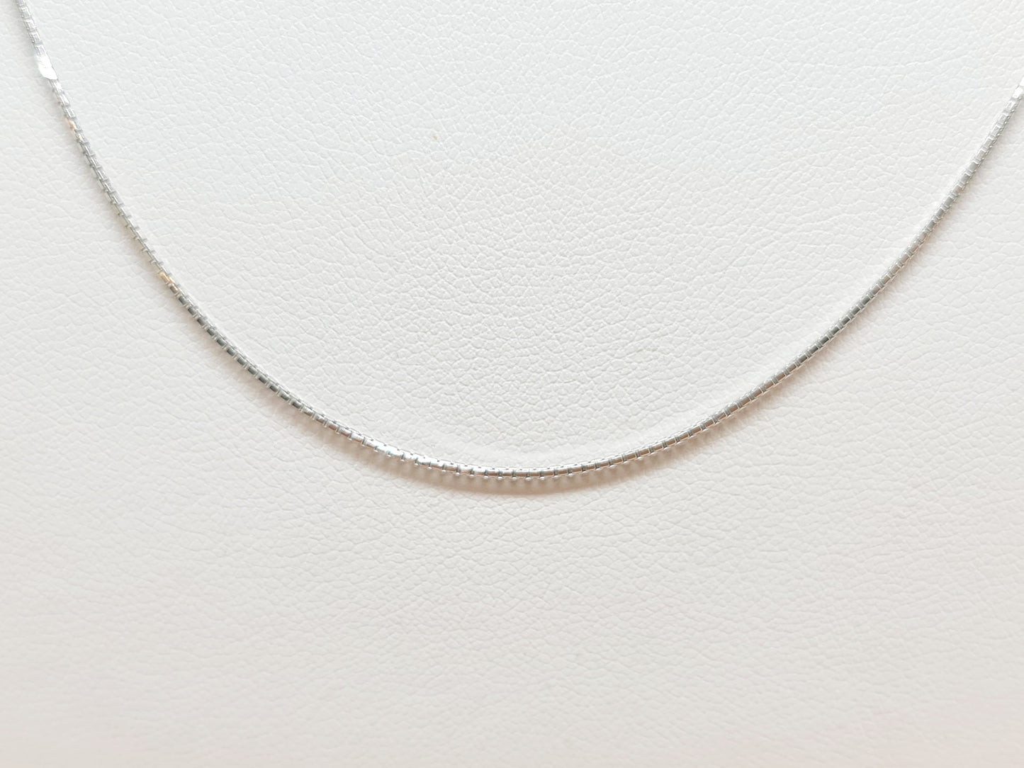 Kette Venezianer 0,8mm 41cm 750 18 KT Weißgold