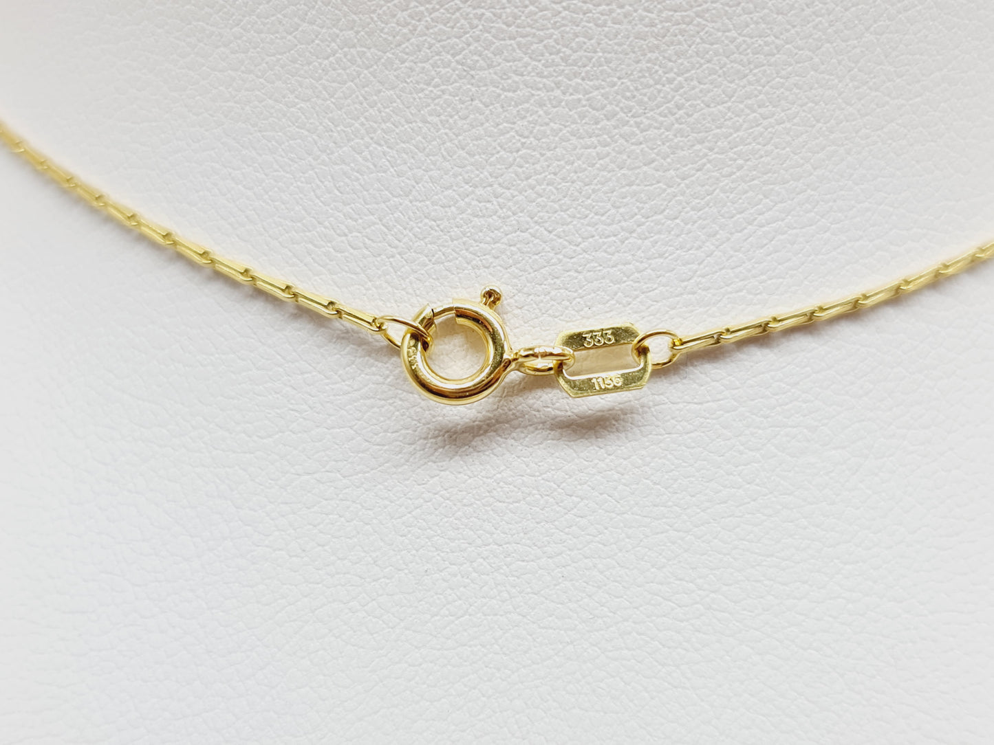 Collier Türkis 45cm 333 8 KT Gold