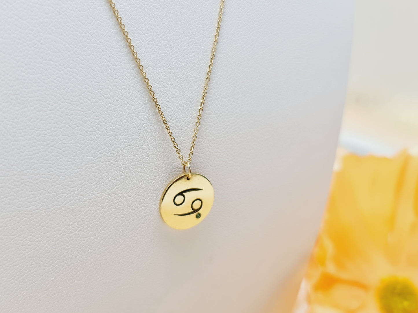 Collier Krebs Smaragd 46cm 750 18 KT Gold