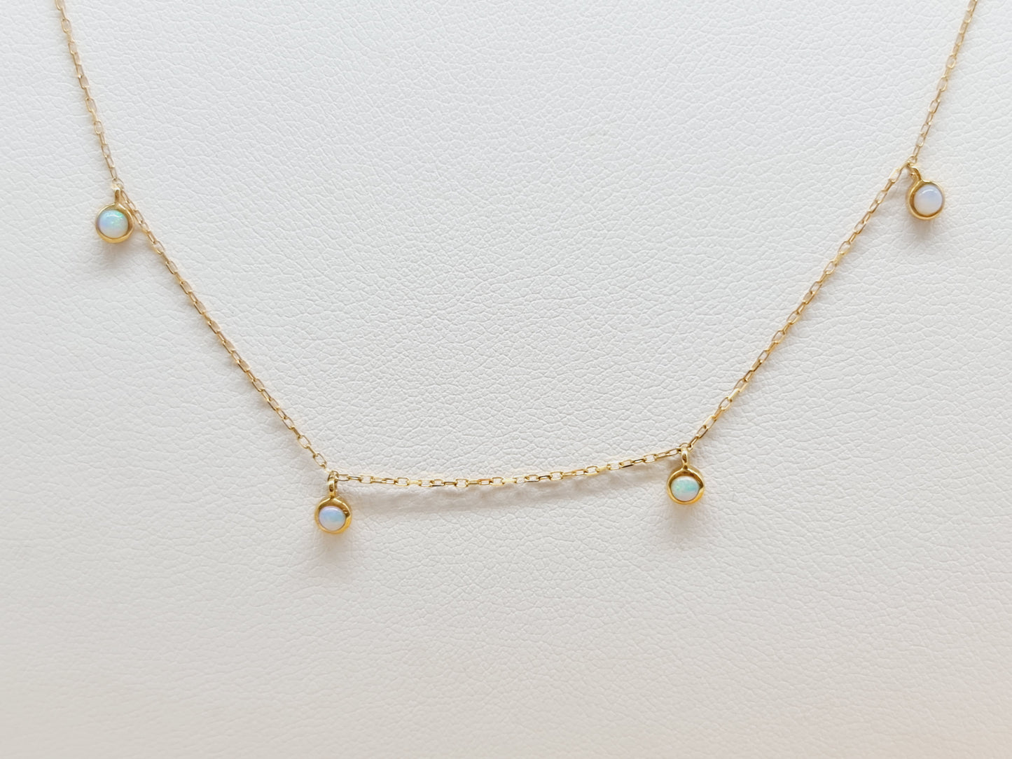 Collier Opale 42,5cm 750 18 KT Gold