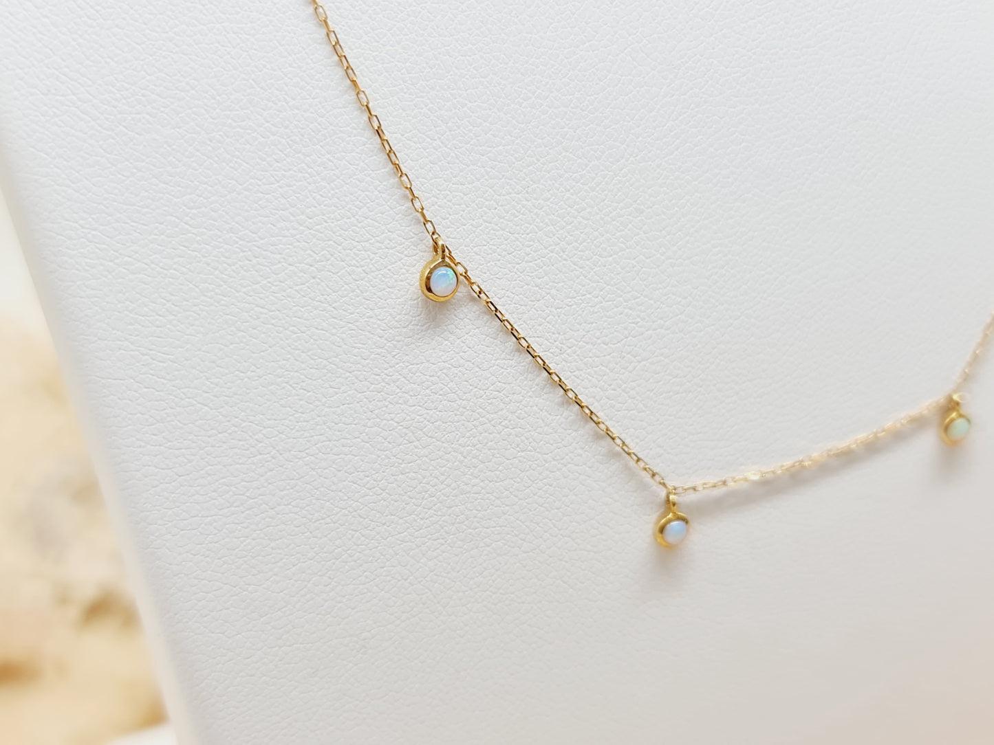 Collier Opale 42,5cm 750 18 KT Gold