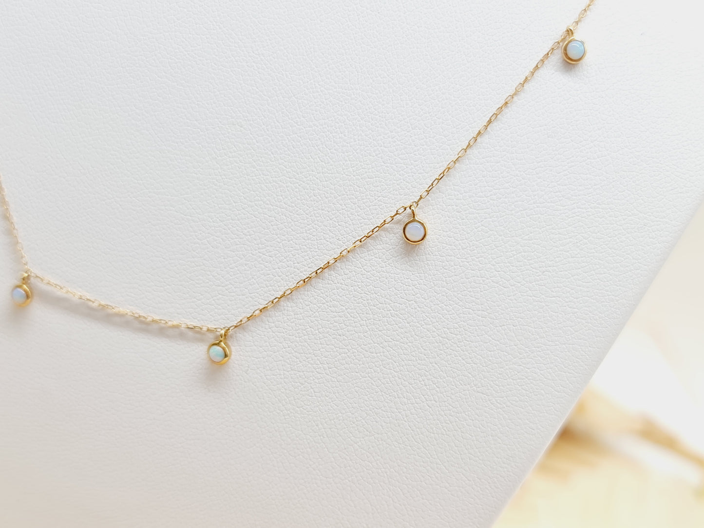 Collier Opale 42,5cm 750 18 KT Gold