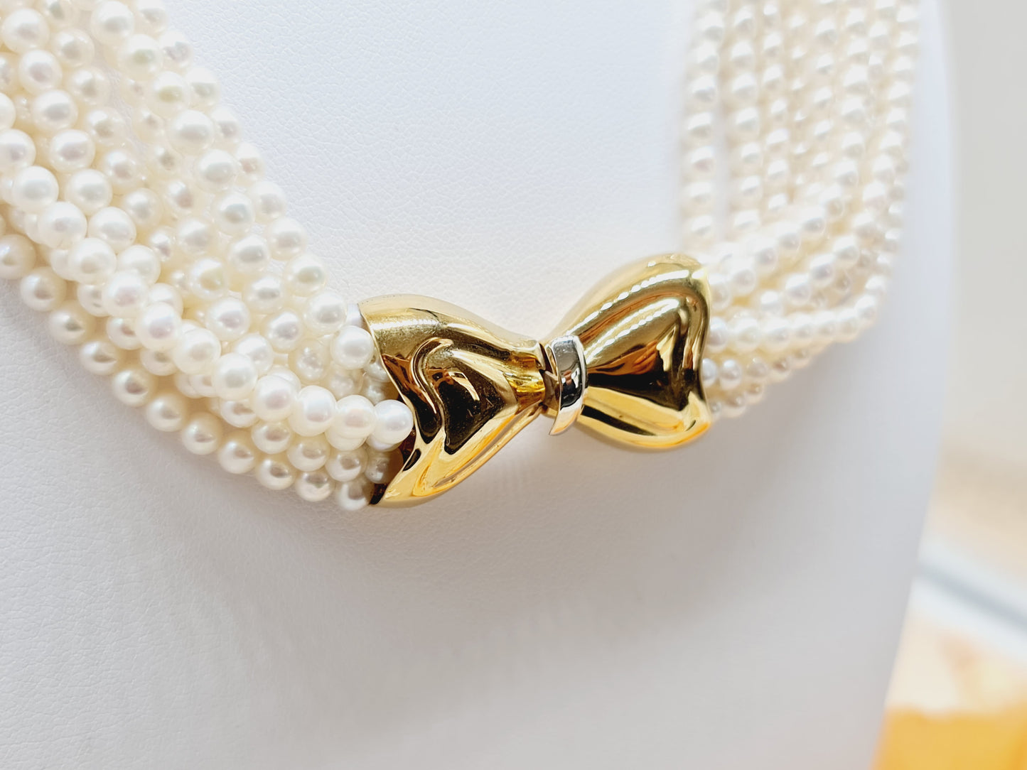 Collier Perlen 20mm 45cm 750 18 KT Gold