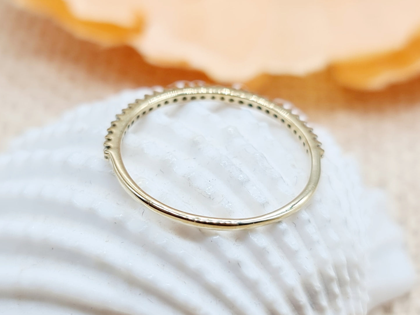 Ring Brillanten 375 9 KT Gold Gr. 52