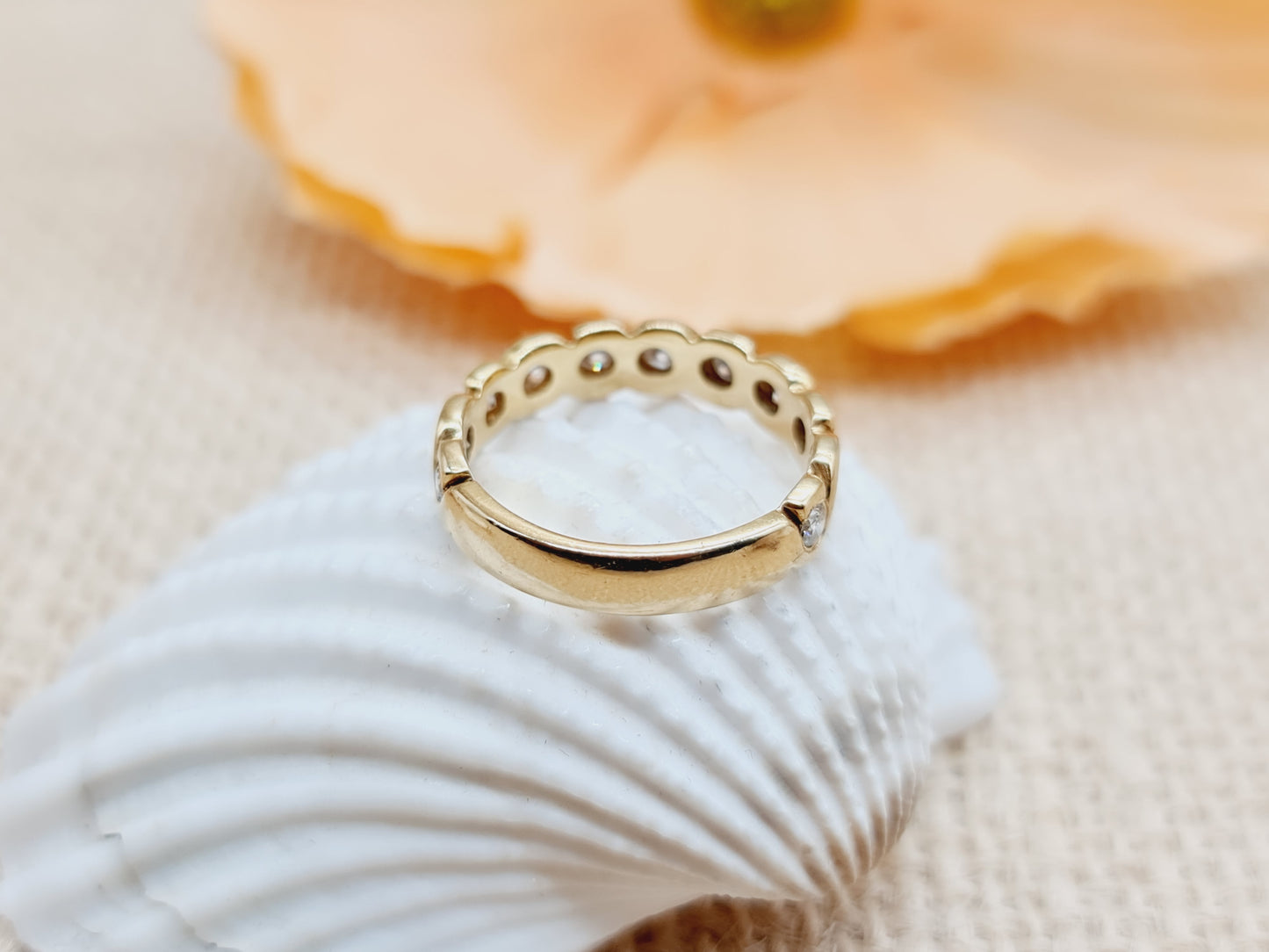 Ring Brillanten 750 18 KT Gold Gr. 53