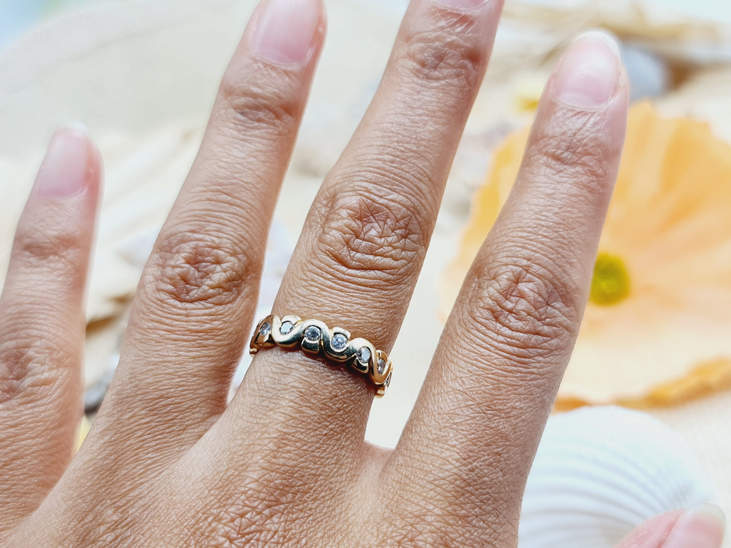 Ring Brillanten 750 18 KT Gold Gr. 53