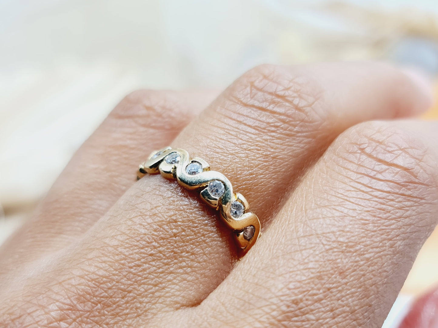 Ring Brillanten 750 18 KT Gold Gr. 53