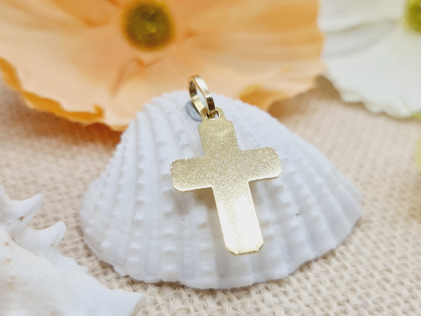 Anhänger Kreuz 750 18 KT Gold