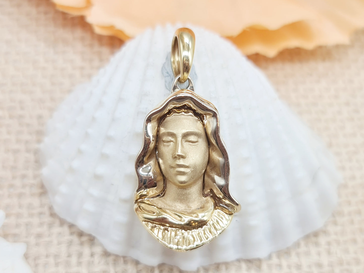 Anhänger Maria 750 18 KT Gold