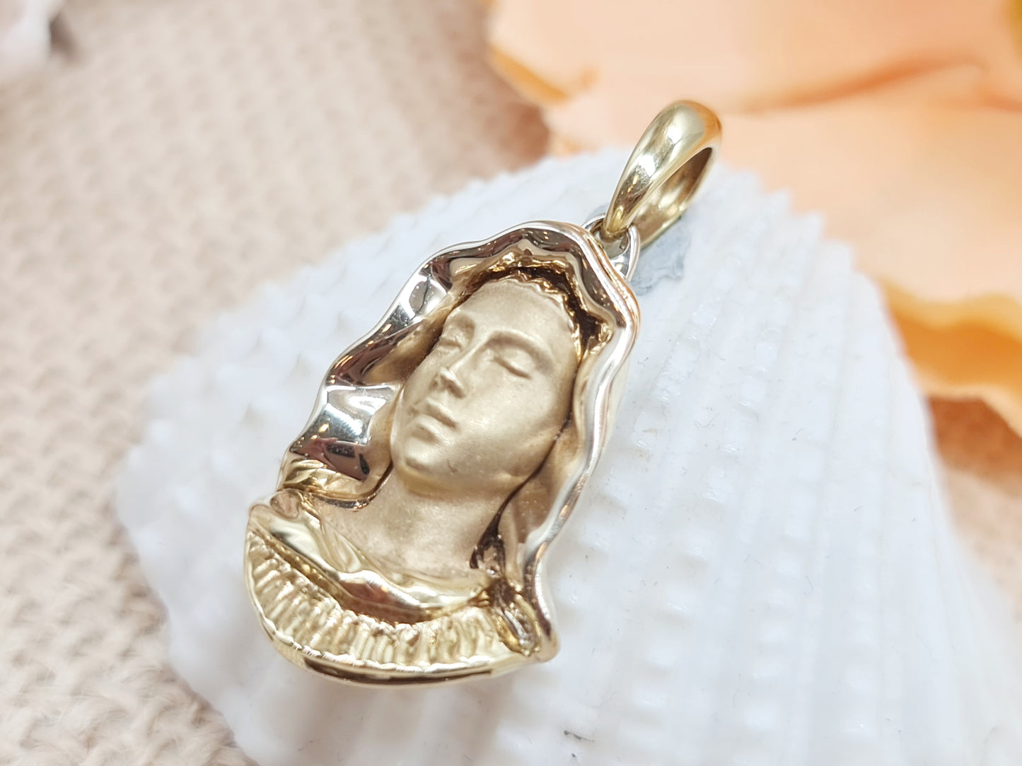 Anhänger Maria 750 18 KT Gold
