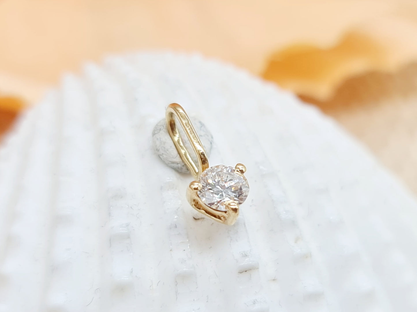 Anhänger Brillant 585 14 KT Gold