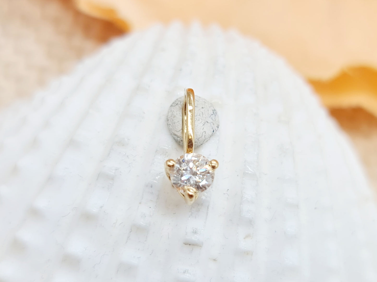 Anhänger Brillant 585 14 KT Gold