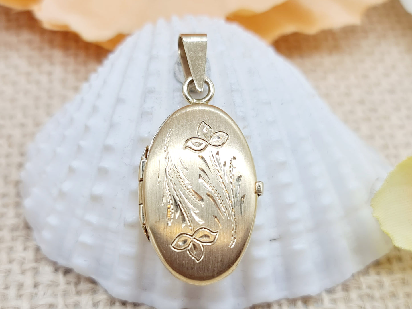 Anhänger Medaillon 585 14 KT Gold