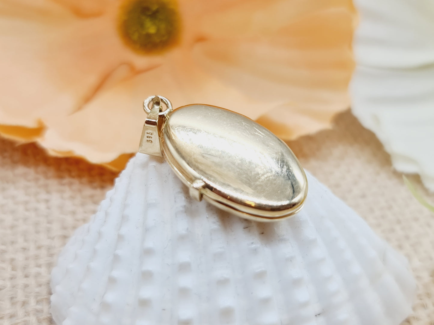 Anhänger Medaillon 585 14 KT Gold
