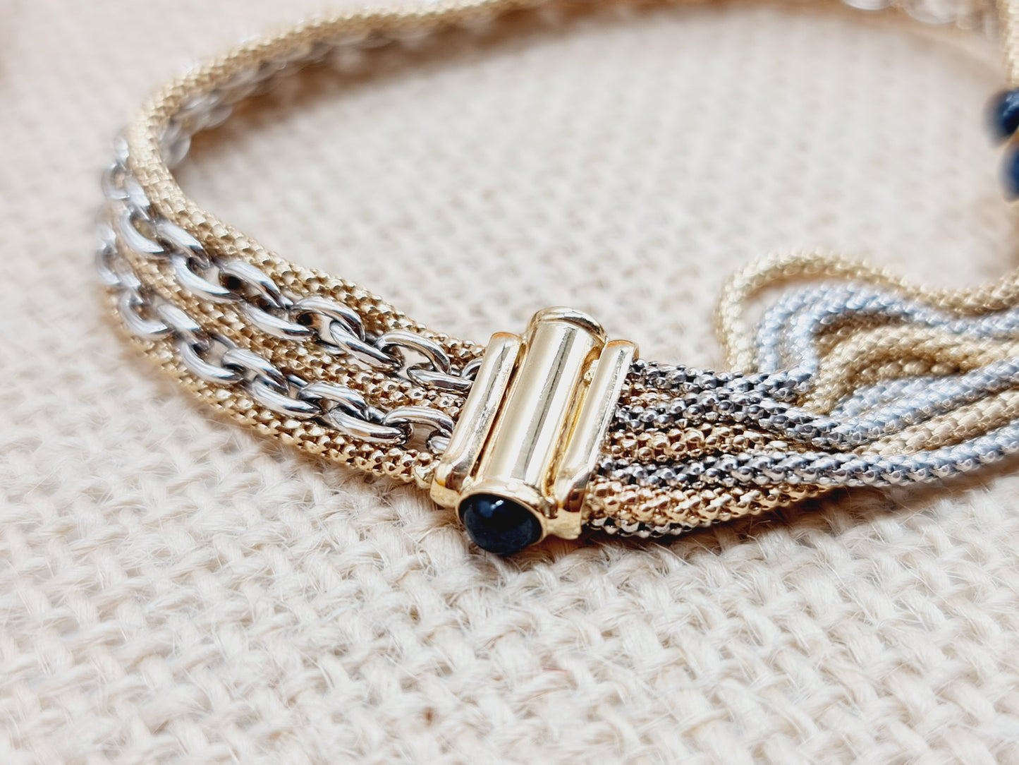 Armband Safire 585 14 KT bicolor Gold