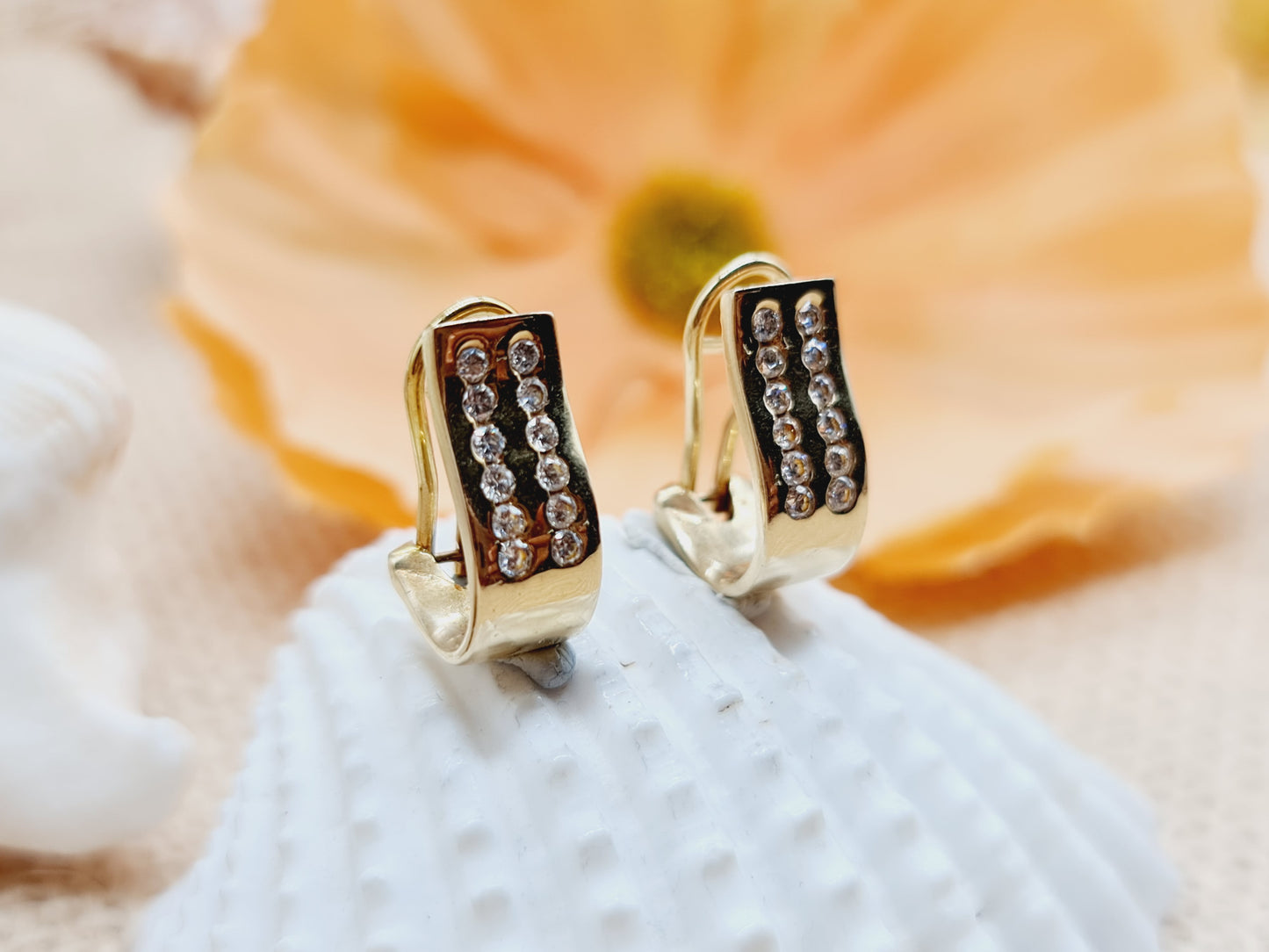Ohrringe Brillanten 585 14 KT Gold