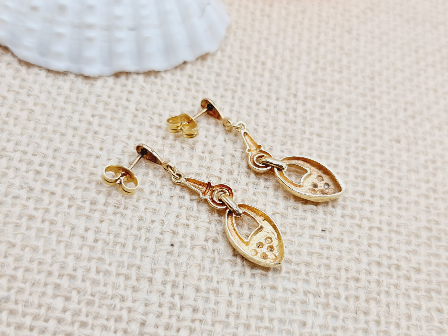 Ohrringe Brillanten 585 14 KT Gold