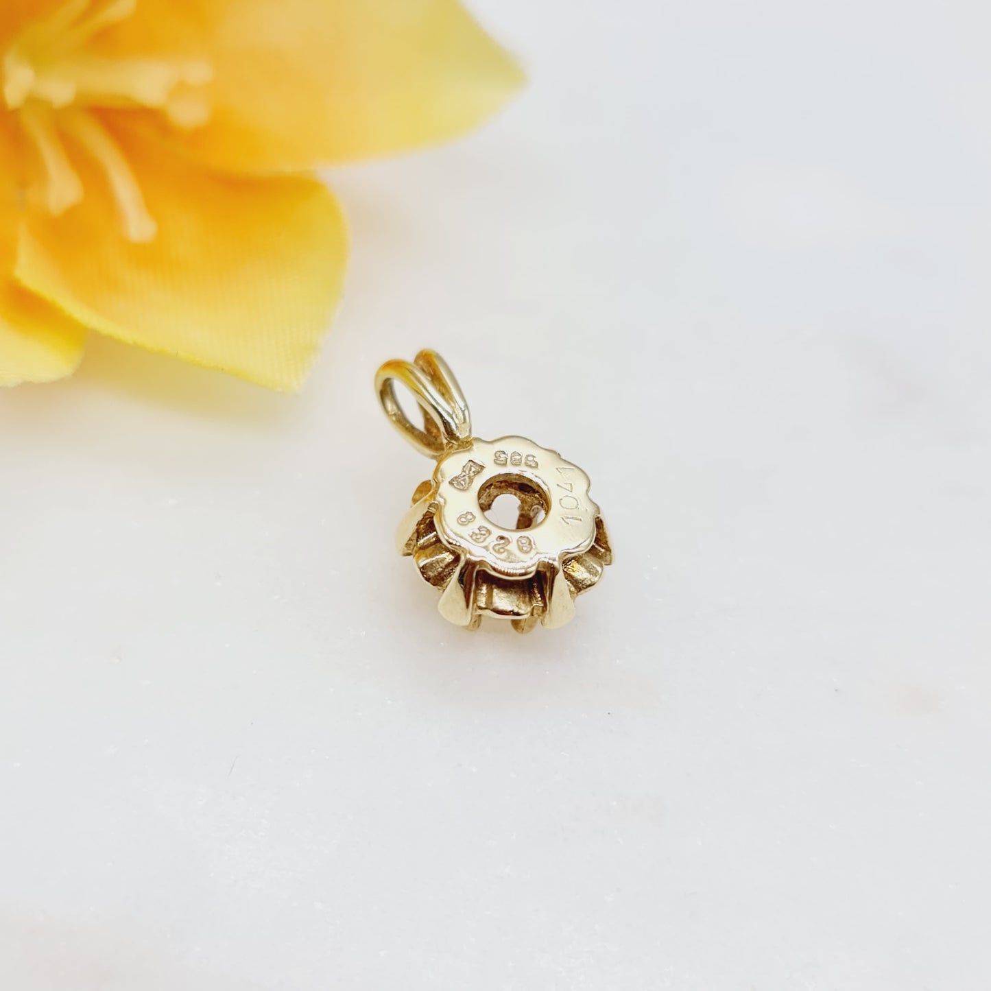 Anhänger Solitär Brillant 585 14 KT Gold