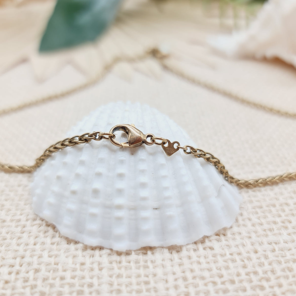 Collier Gold 333 8kt Ovale Glieder Länge: 42cm