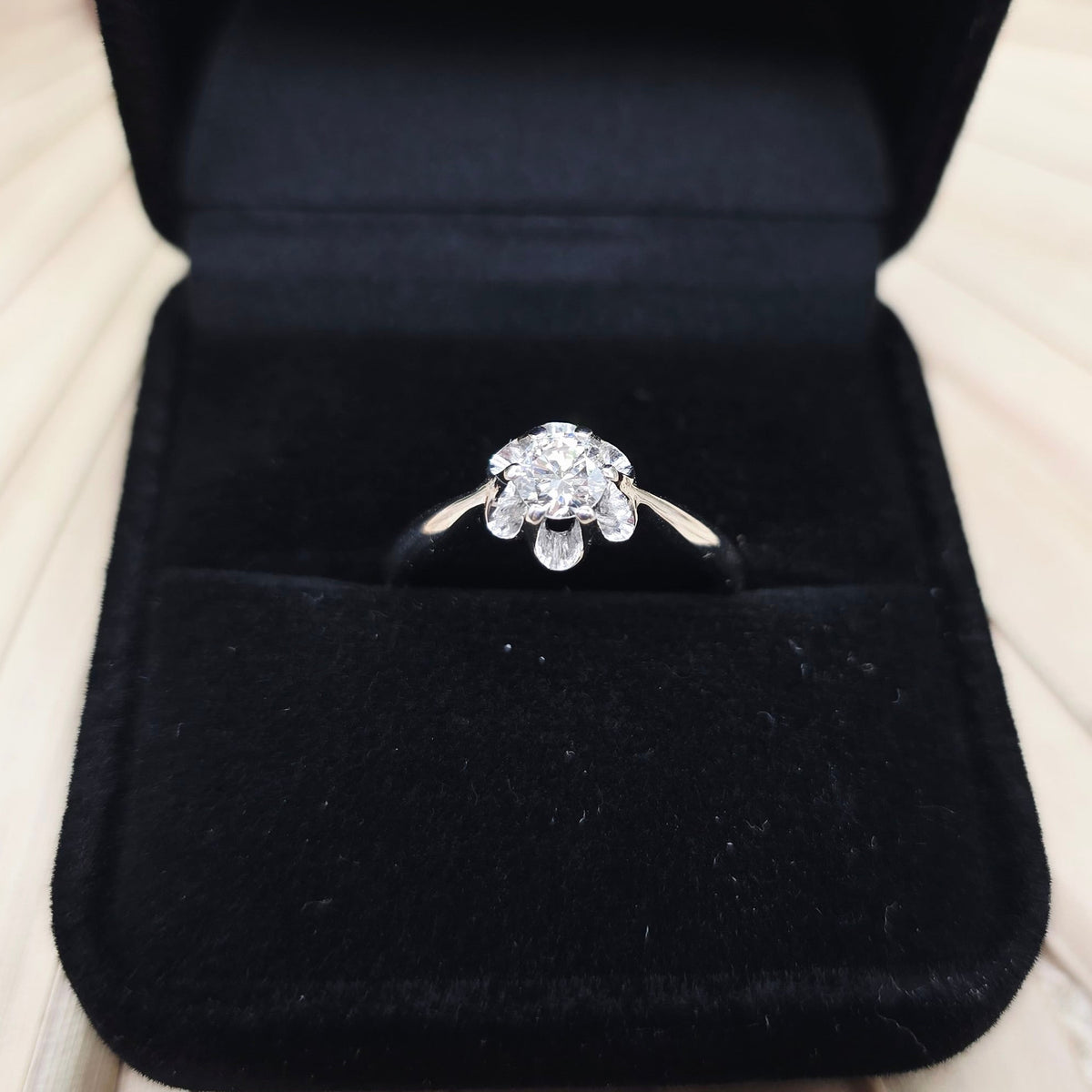 Ring Brillant 585 14 KT Weißgold