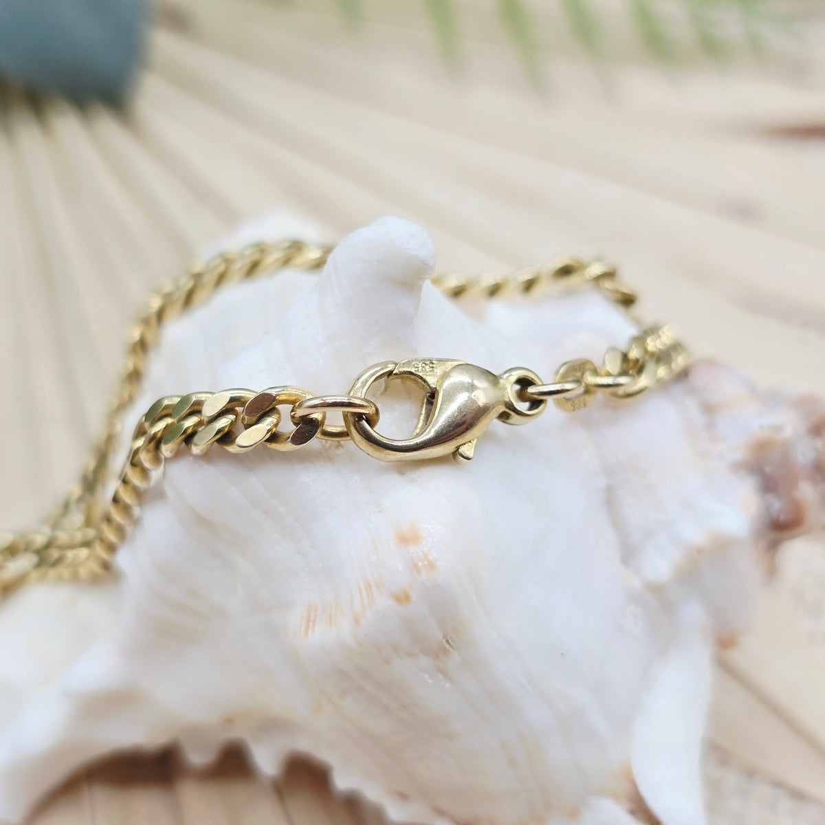 Armband Gold 585 14kt Panzer 21cm 11,9g