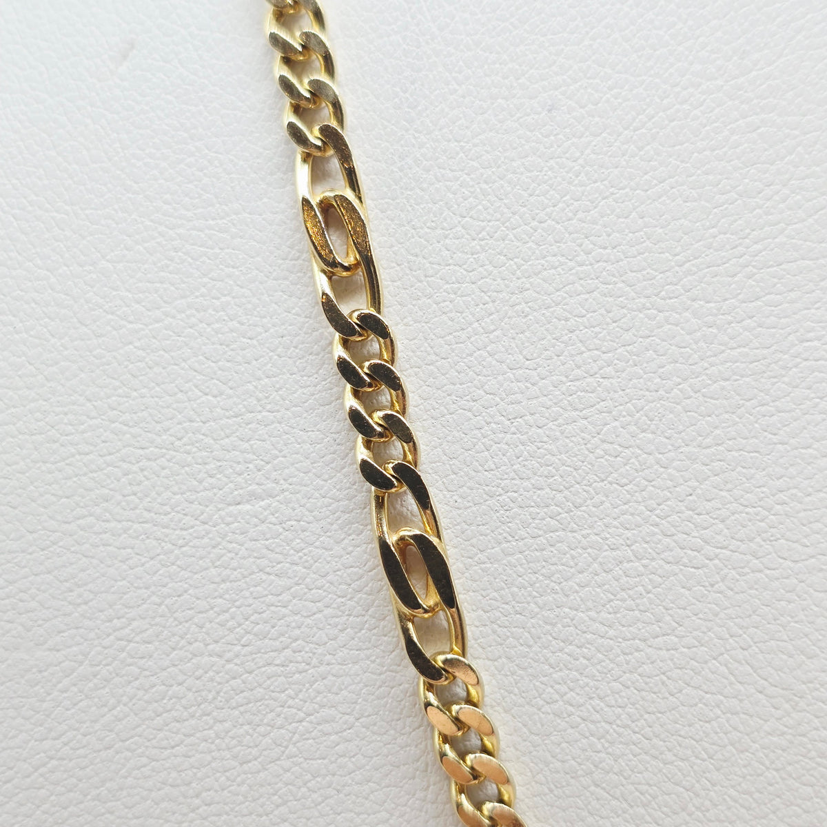 Gold Kette 585 14kt Figaro 3,8mm 45cm 15,54g