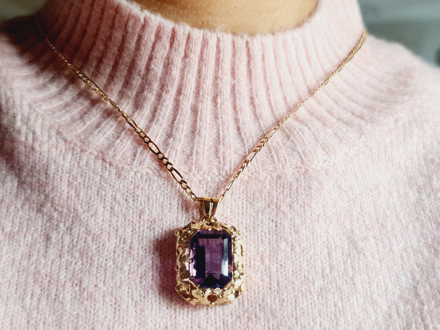 Anhänger Amethyst 585 14 KT Gold