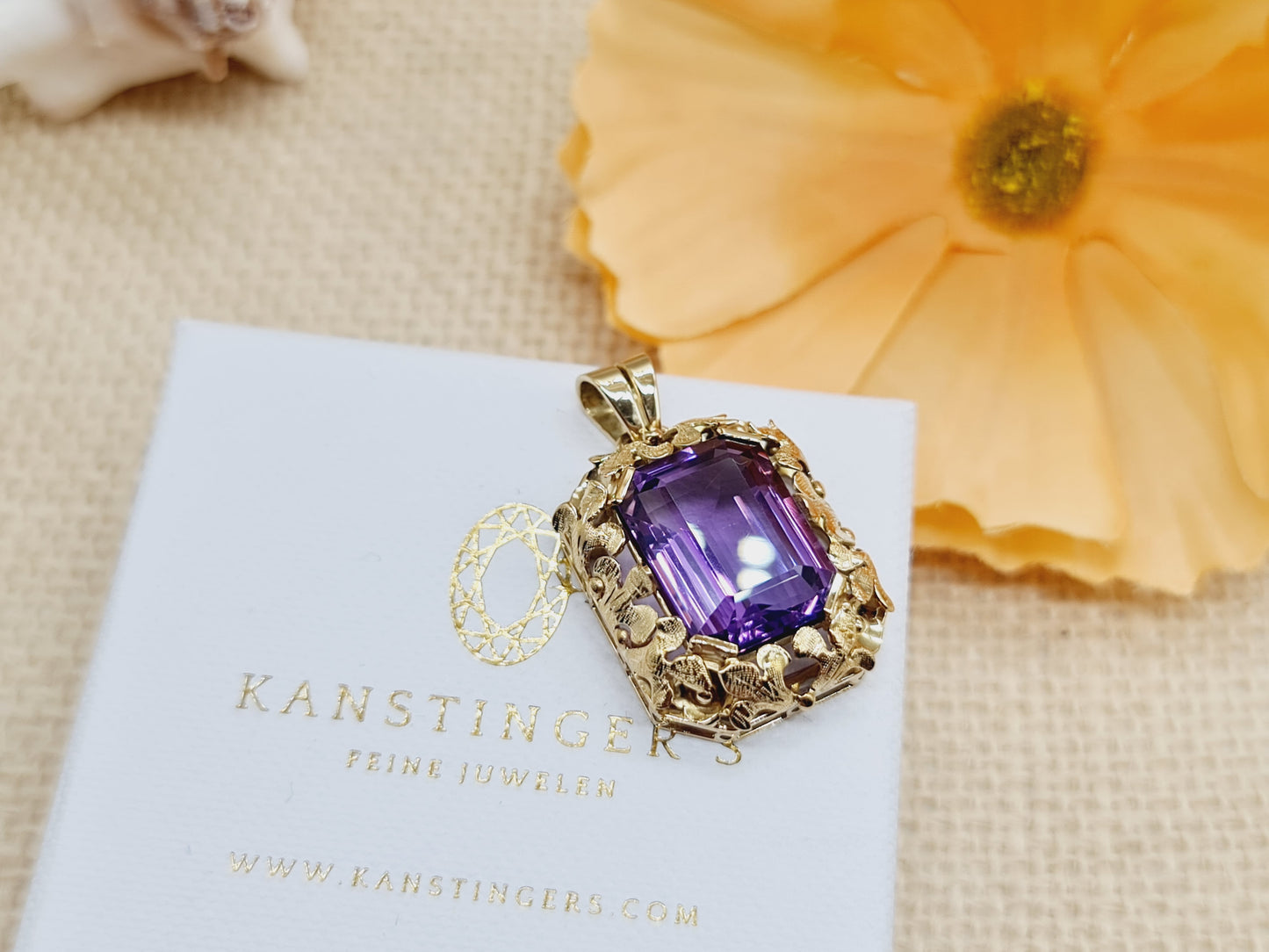 Anhänger Amethyst 585 14 KT Gold