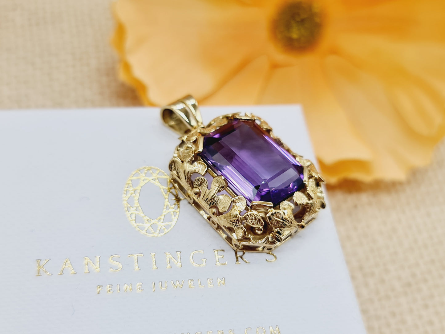 Anhänger Amethyst 585 14 KT Gold