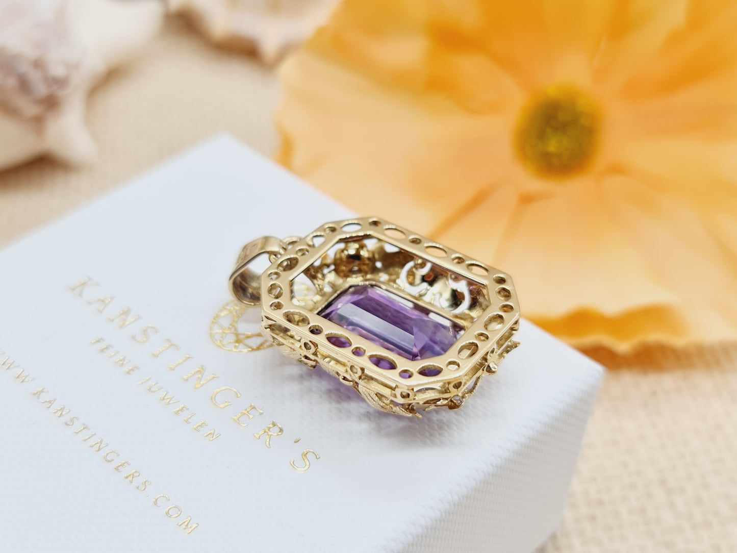Anhänger Amethyst 585 14 KT Gold