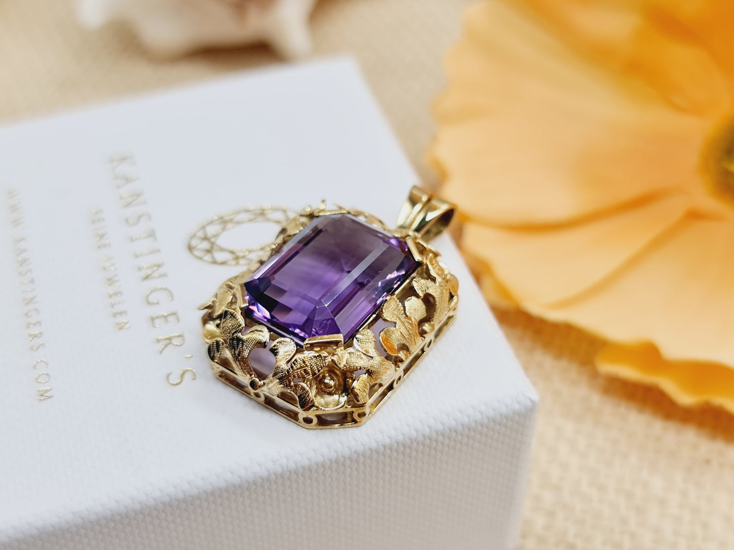 Anhänger Amethyst 585 14 KT Gold