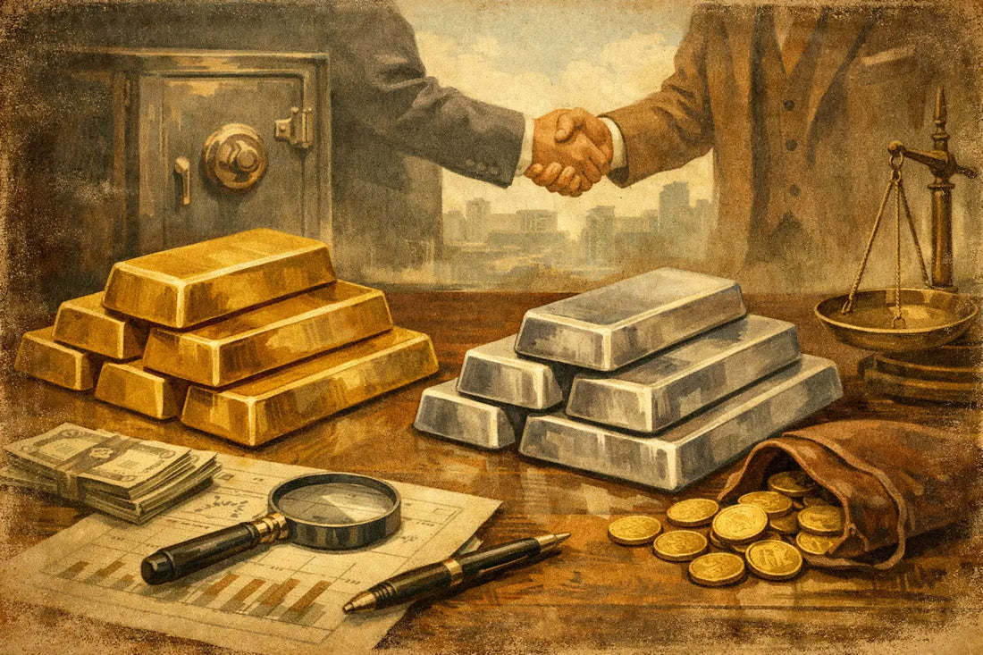 Gold und Silber Barren sicher verkaufen
