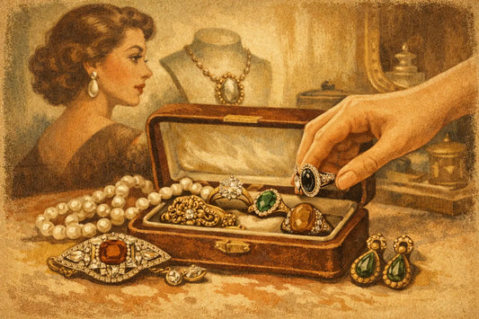 Handverlesener Vintage-Schmuck, der bleibt