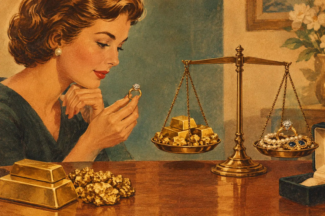 Goldpreis versus Schmuckwert beim Schmuckkauf