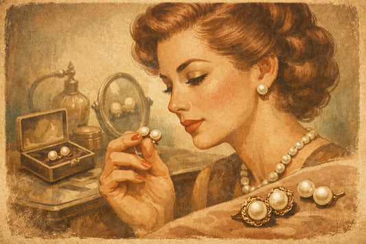 Vintage Ohrstecker mit Perlen richtig auswählen