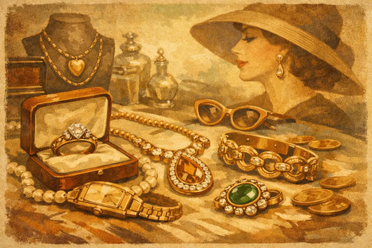Secondhand Schmuck Trends 2026 mit Goldcharakter