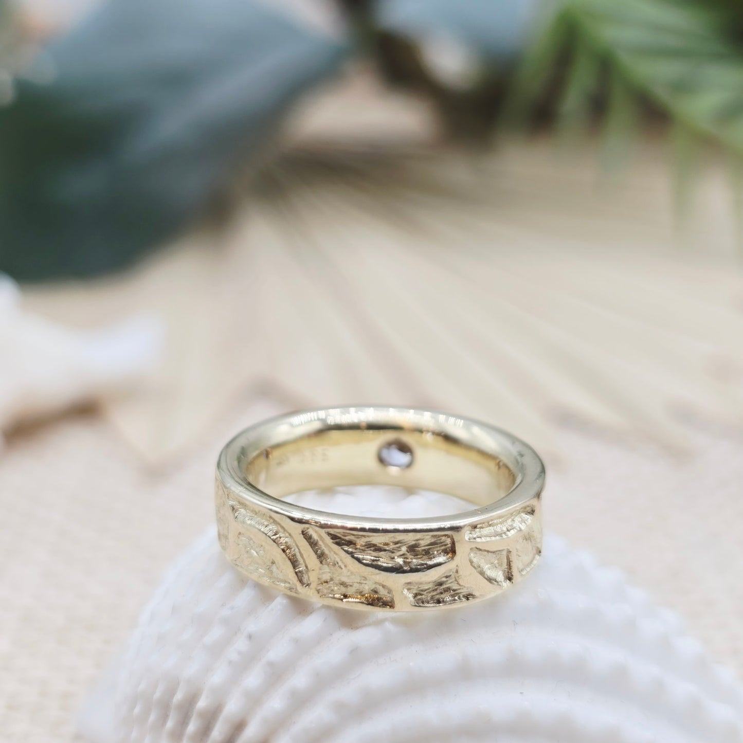 Gold Ring 585 14KT Gr: 53 Diamant Herz ca. 0,30ct VVS G