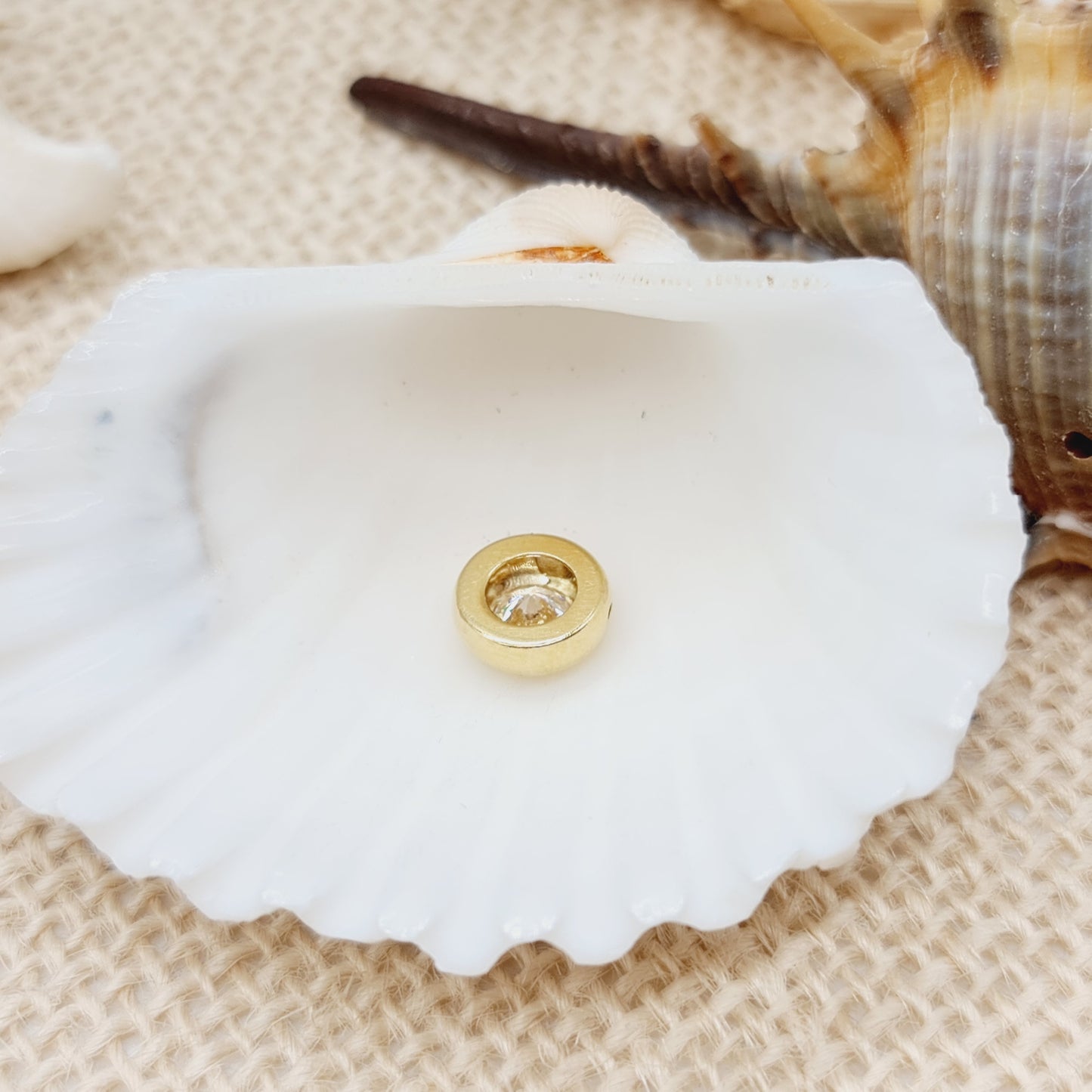 Anhänger Gold Solitär 0,86ct 1 Brillant G SI 750 18kt