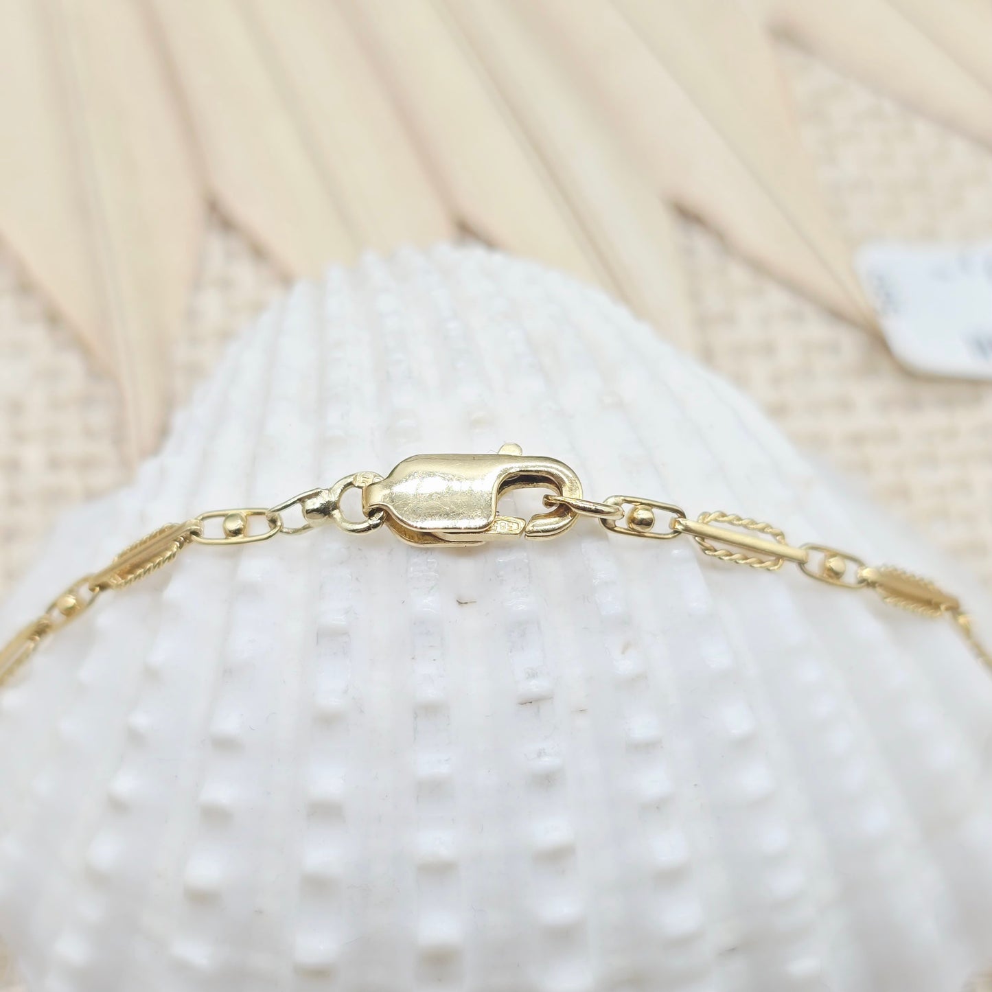 Gold Kette 585 14kt 51cm Fancy Muster