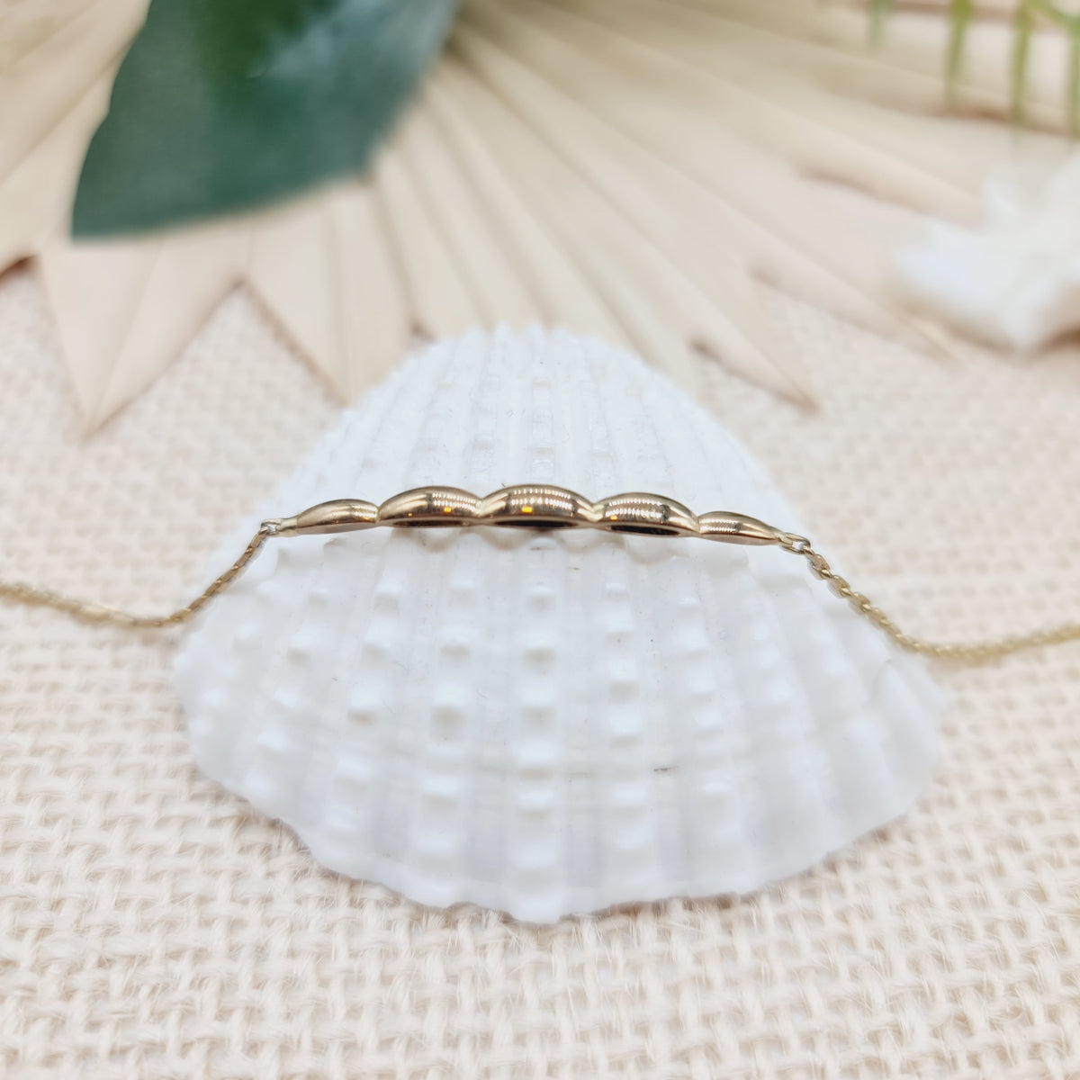 Collier Gold 333 8kt Ovale Glieder Länge: 42cm