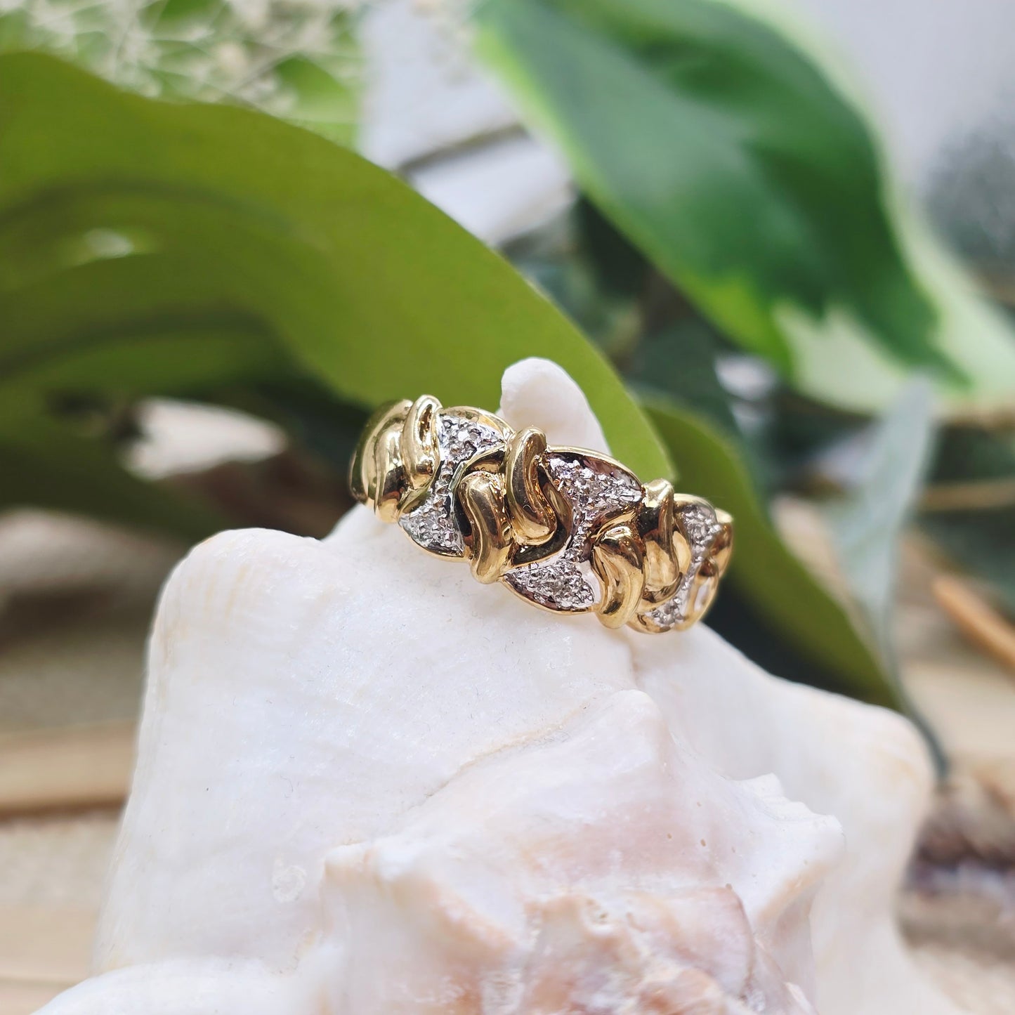 Ring Gold BC 333 8kt Brillanten Gr: 60